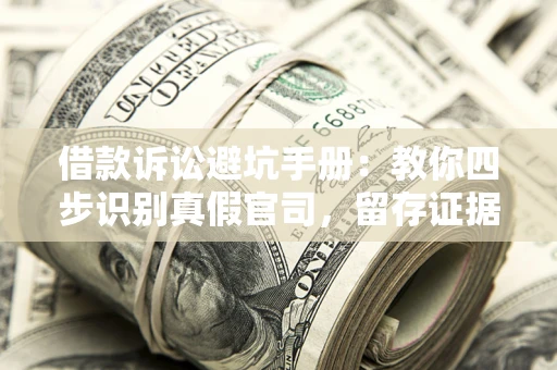济南借款诉讼避坑手册：教你四步识别真假官司，留存证据不踩雷