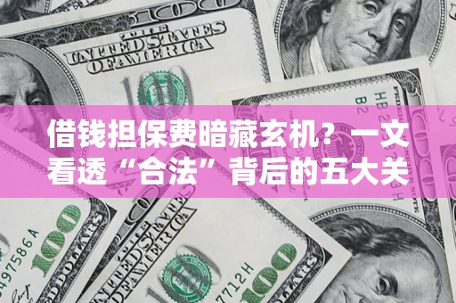 济南借钱担保费暗藏玄机？一文看透“合法”背后的五大关键陷阱
