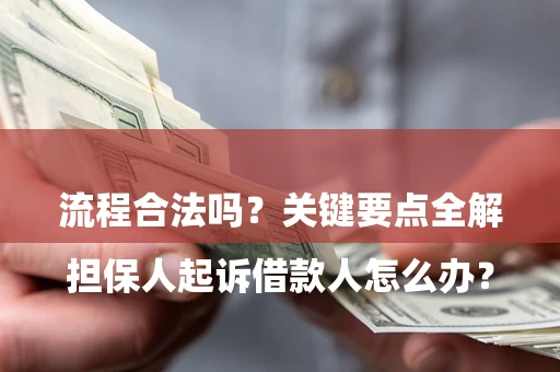 济南

担保人起诉借款人怎么办？流程合法吗？关键要点全解析
