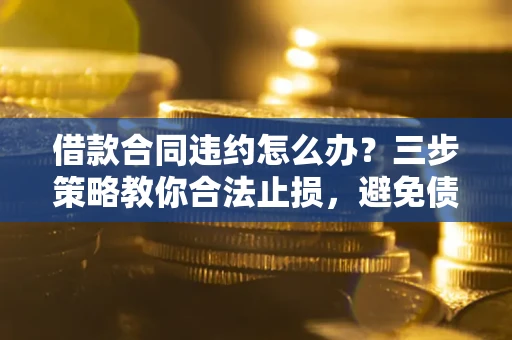 济南借款合同违约怎么办？三步策略教你合法止损，避免债务危机升级