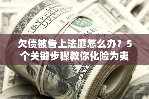 济南欠债被告上法庭怎么办？5个关键步骤教你化险为夷